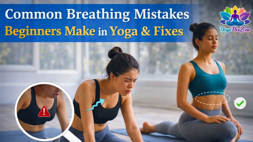 Common Breathing Mistakes Beginners Make in Yoga