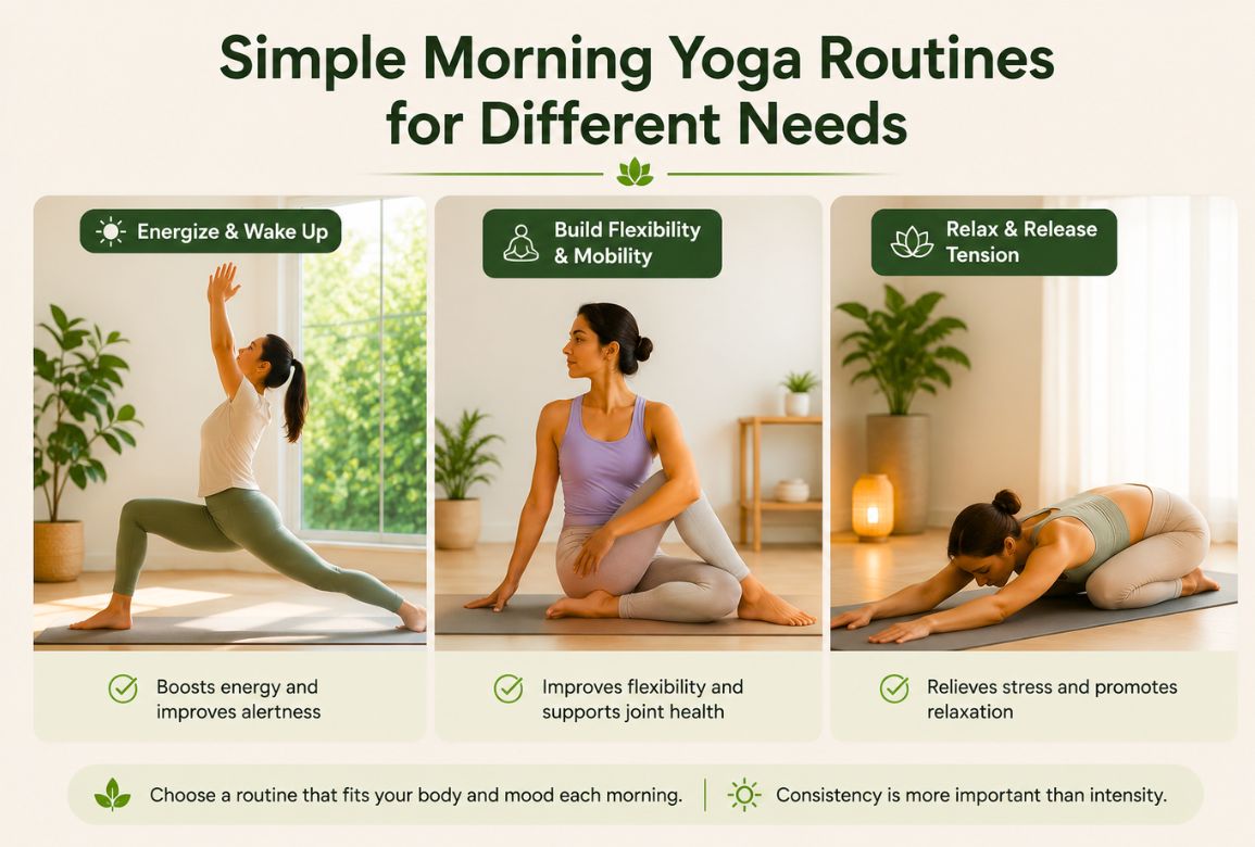 morning yoga routine for beginners