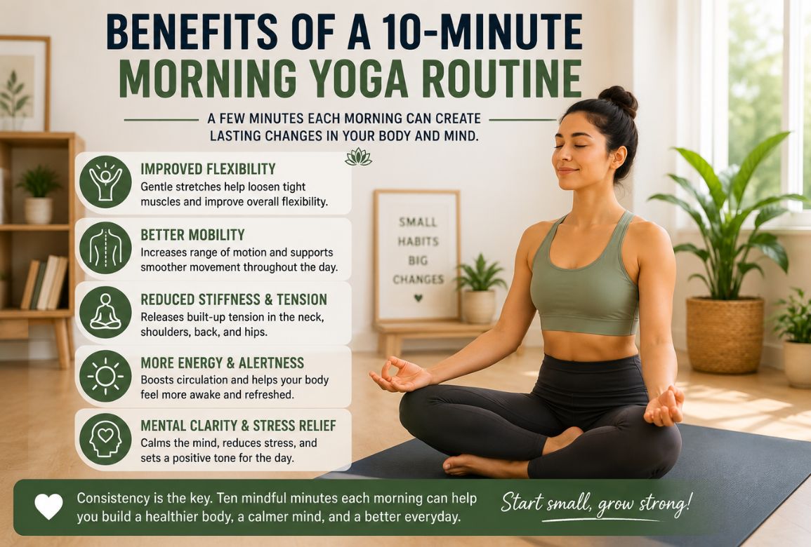 10-Minute Morning Yoga Routine at Home
