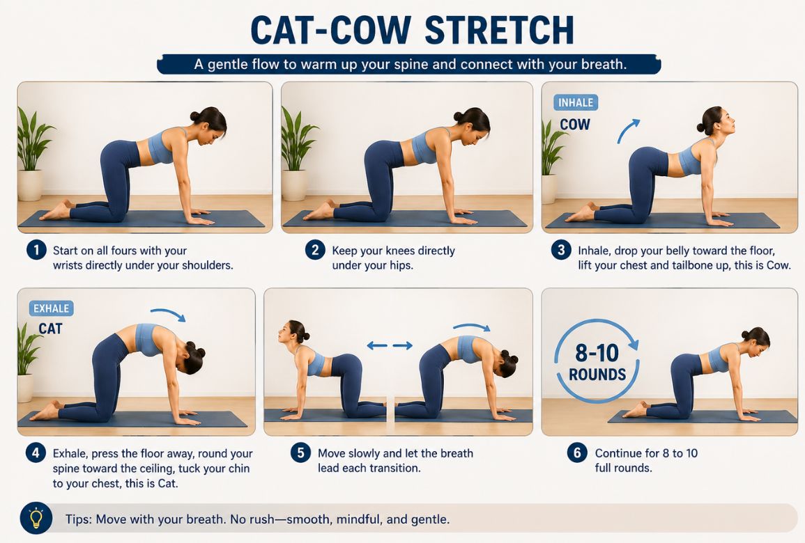 gentle morning yoga for a more flexible body
