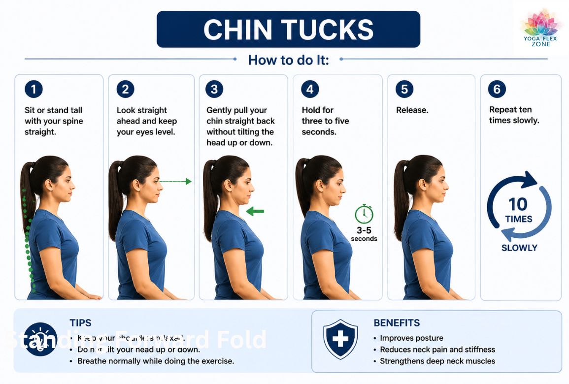 morning yoga for rounded shoulders and neck tension