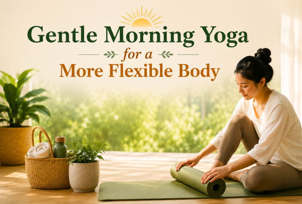 gentle morning yoga for a more flexible body