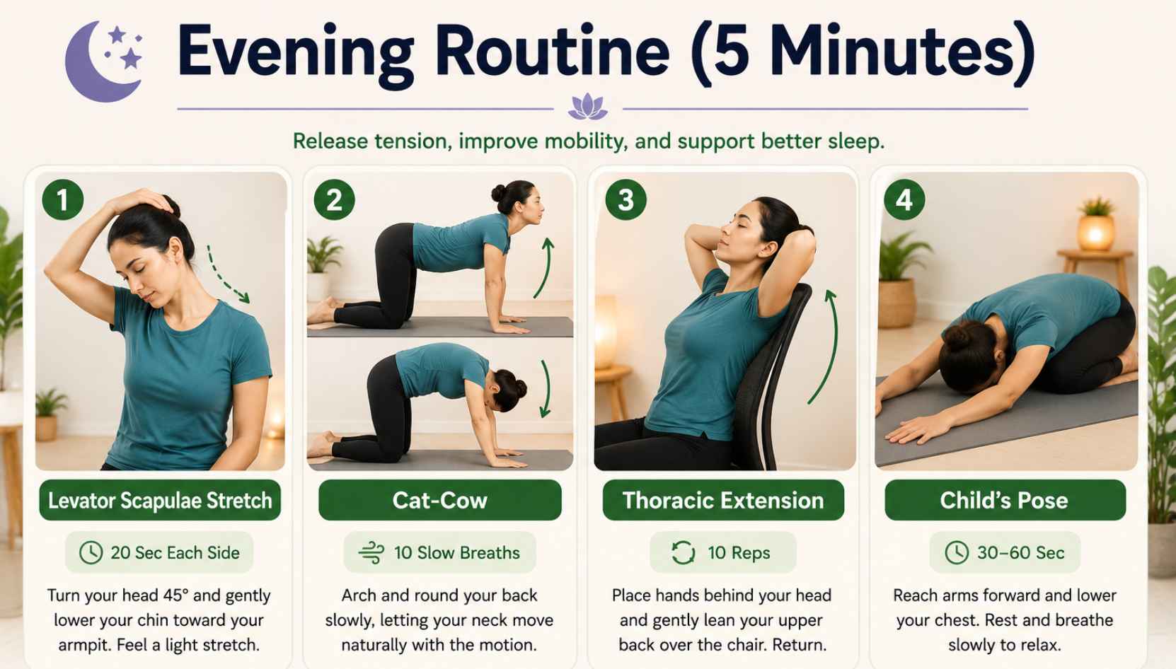 Exercises for Cervical Spondylosis at Home