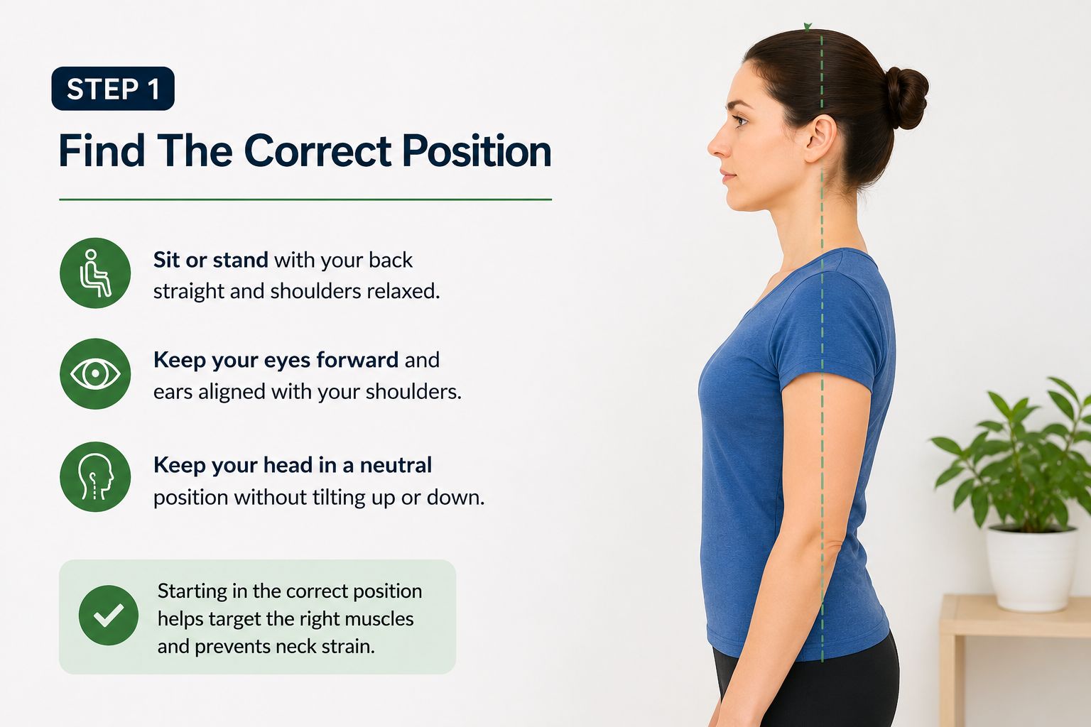 Chin Tucks for Forward Head Posture