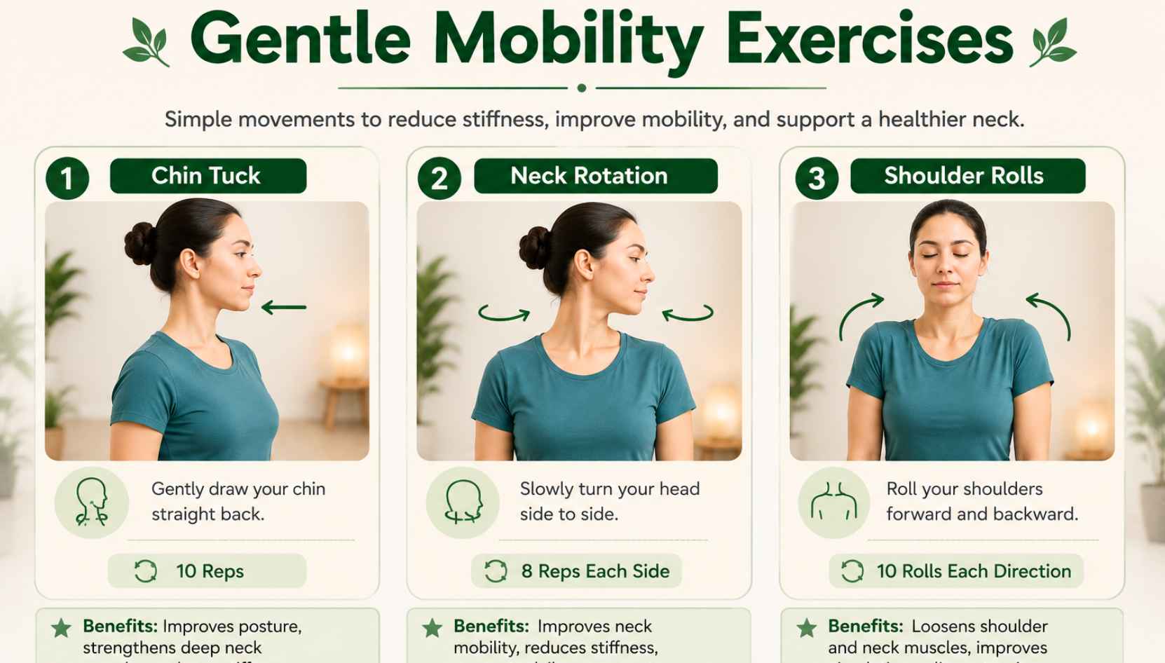exercises for cervical spondylosis at home