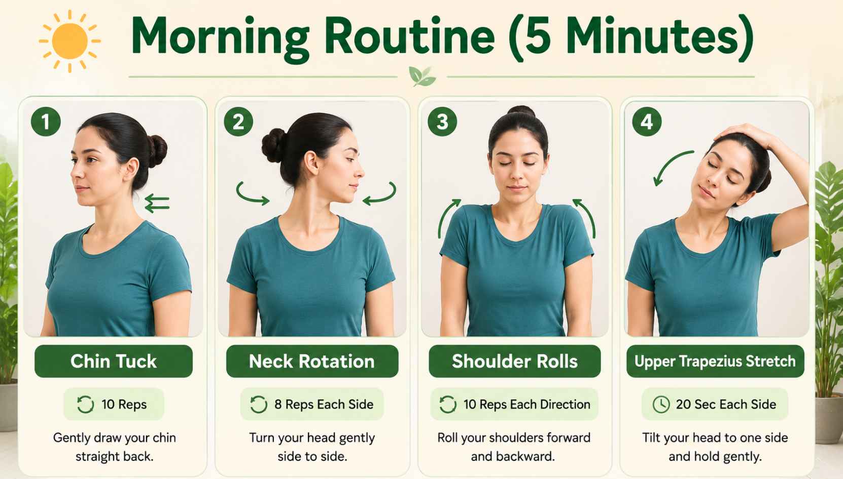 Exercises for Cervical Spondylosis at Home