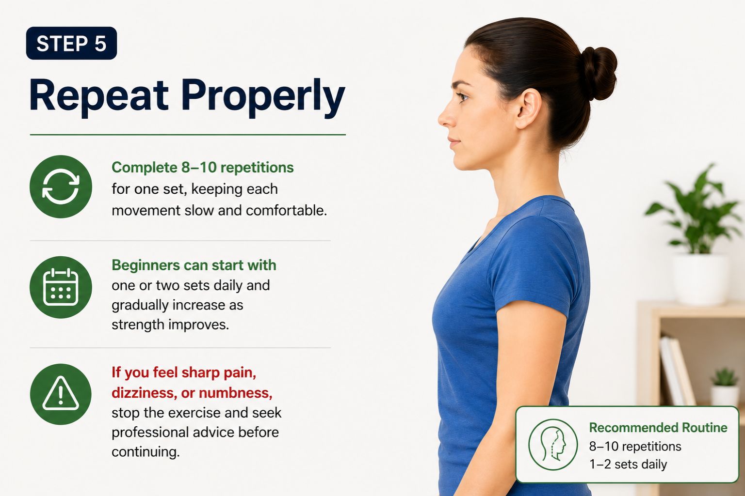 Chin Tucks for Forward Head Posture
