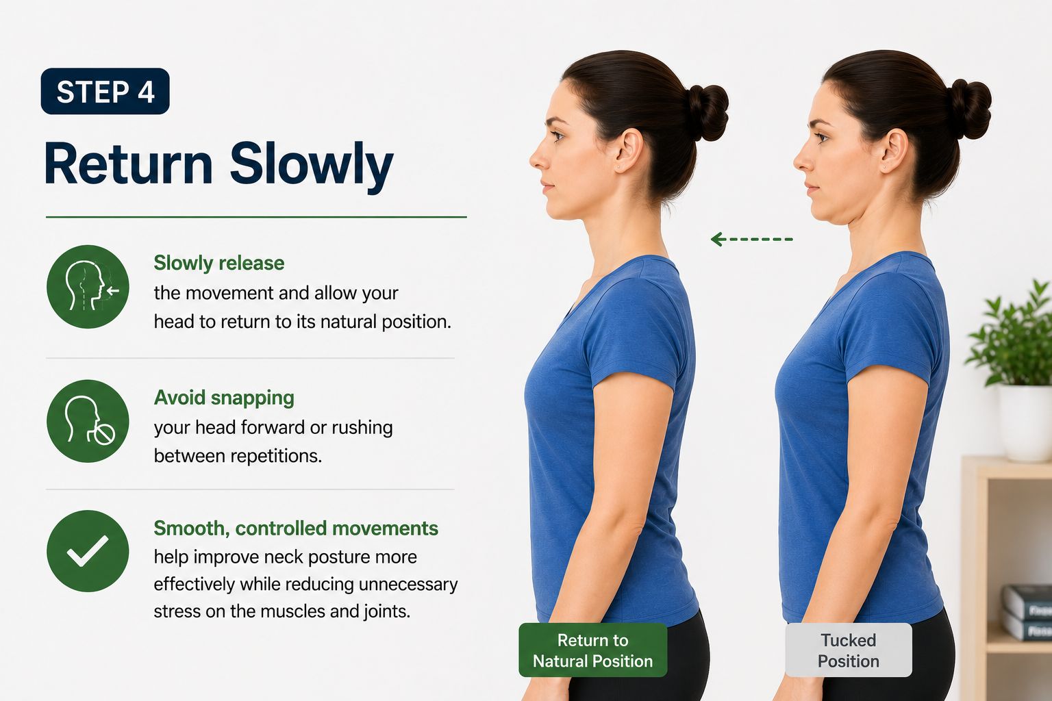 Chin Tucks for Forward Head Posture