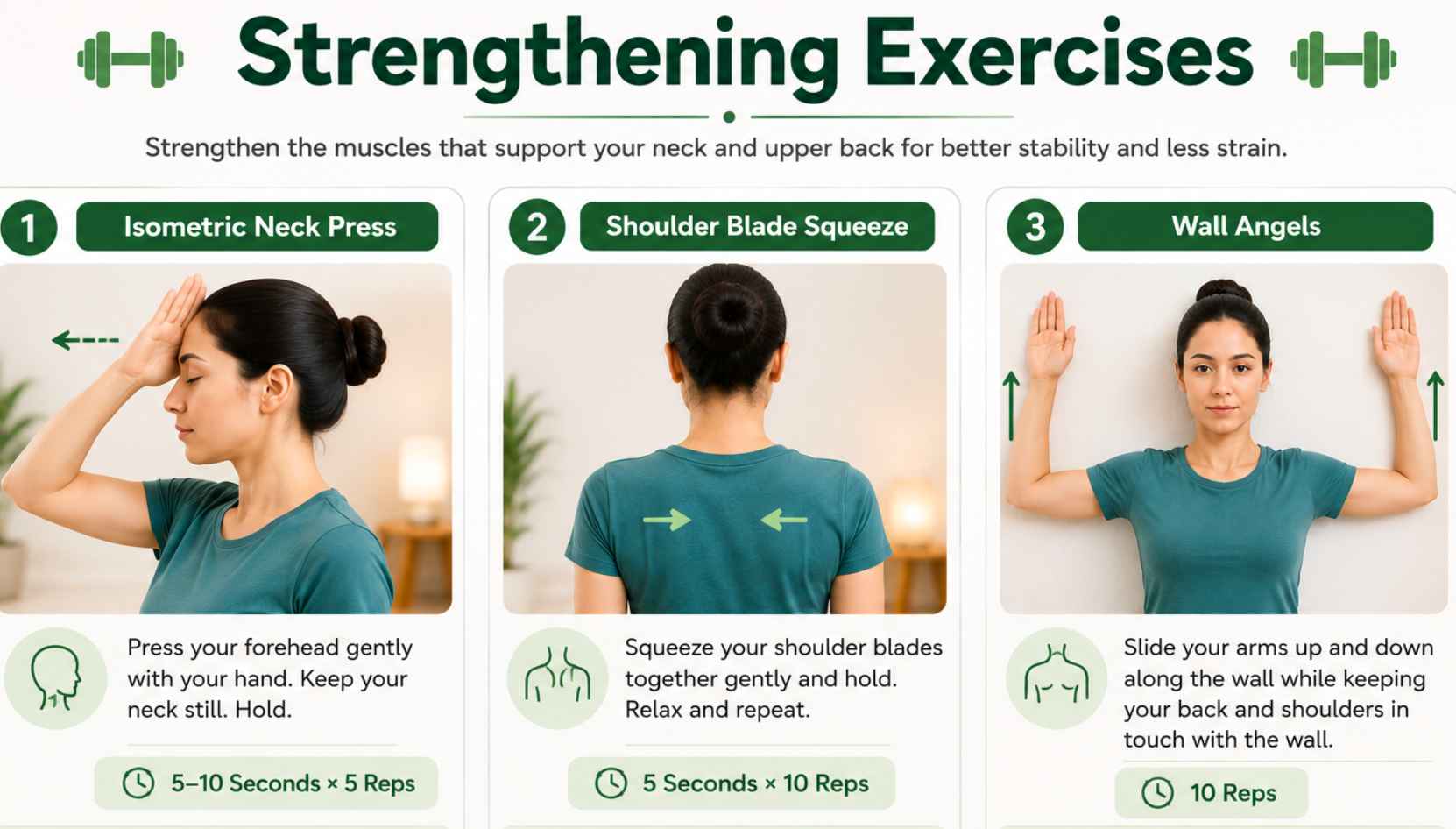 exercises for cervical spondylosis at home