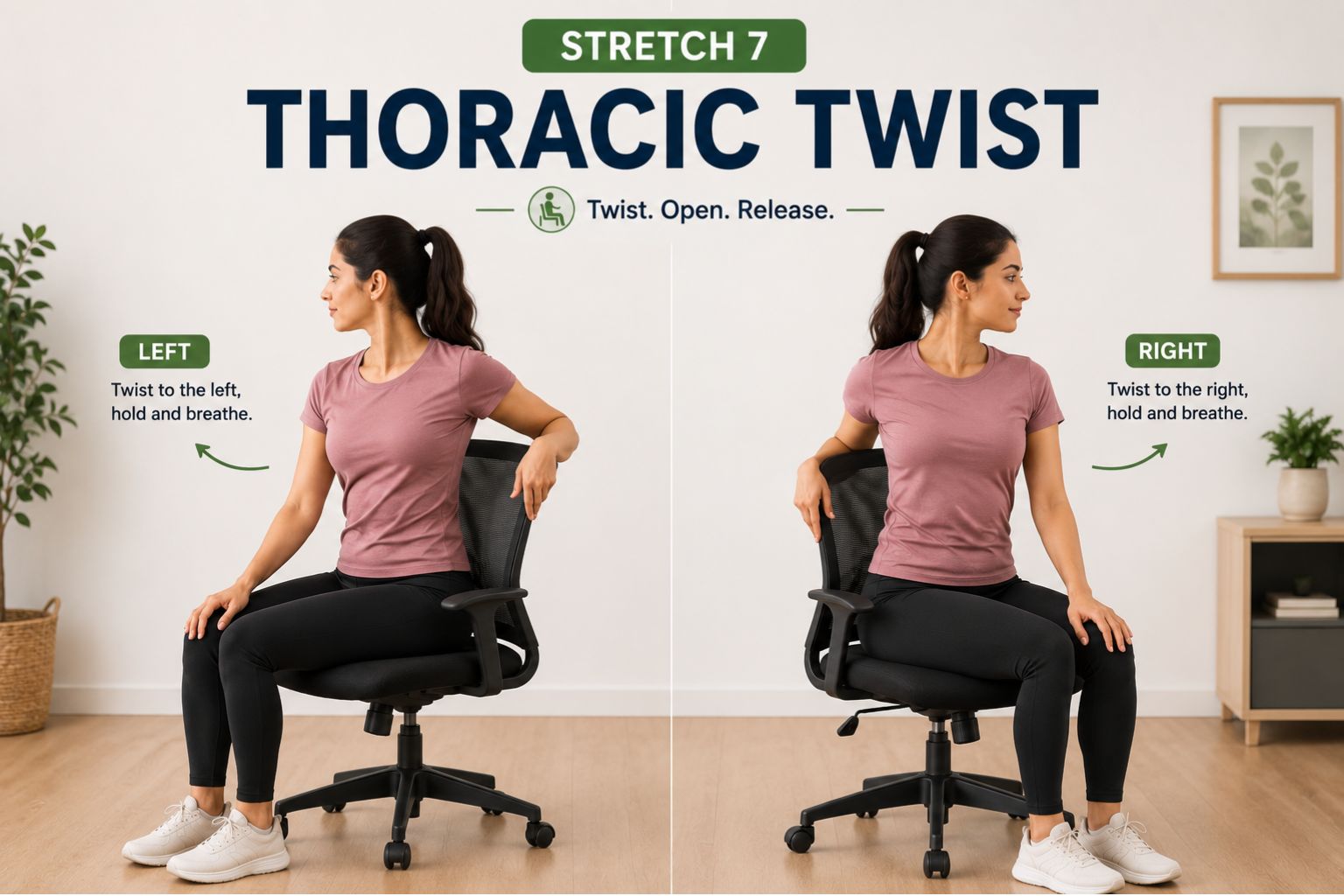 desk stretches for office neck tension