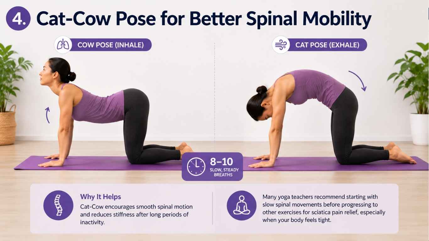 yoga exercises for sciatica pain relief at home
