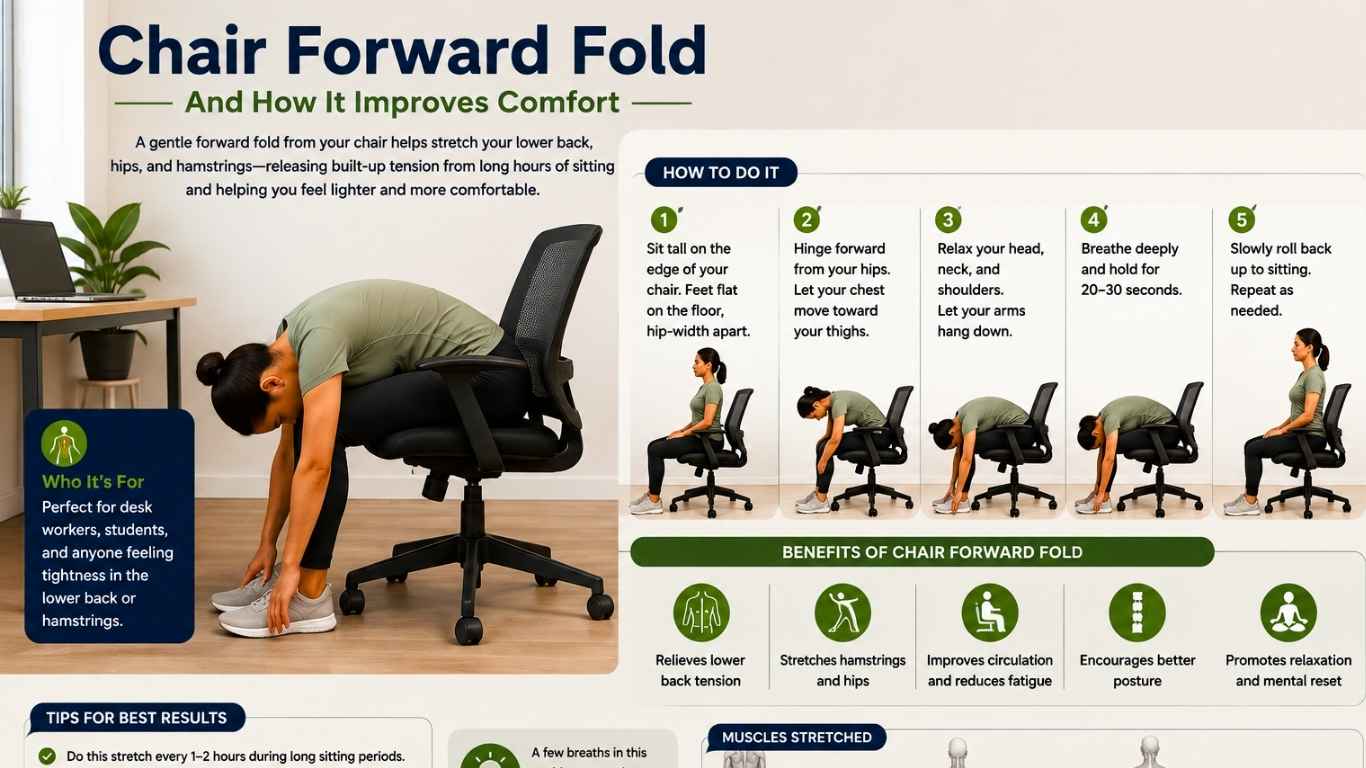 desk stretches for lower back pain from sitting
