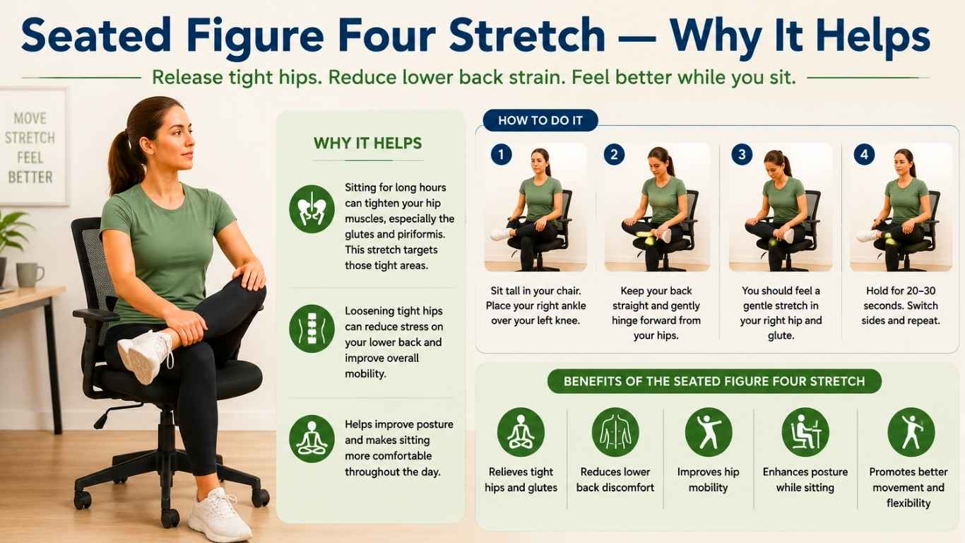desk stretches for lower back pain from sitting